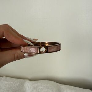 Kate Spade Rose Gold Bracelet with Pink Accents